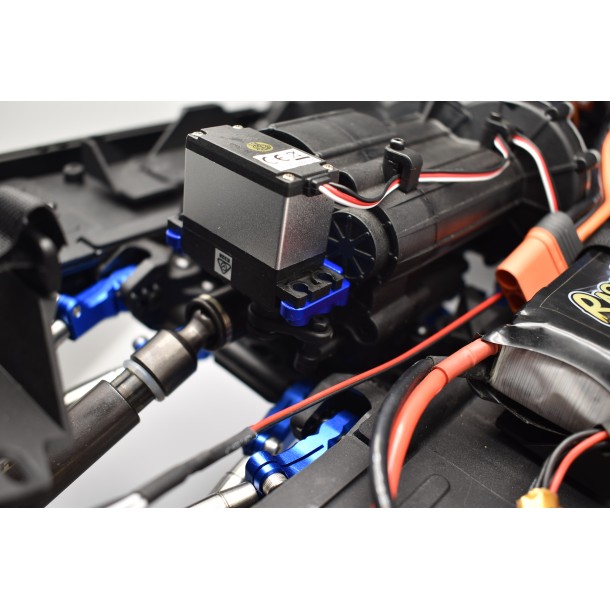 ALUMINUM 2-SPEED TRANSMISSION SERVO MOUNT FOR AXIAL 1/6 SCX6