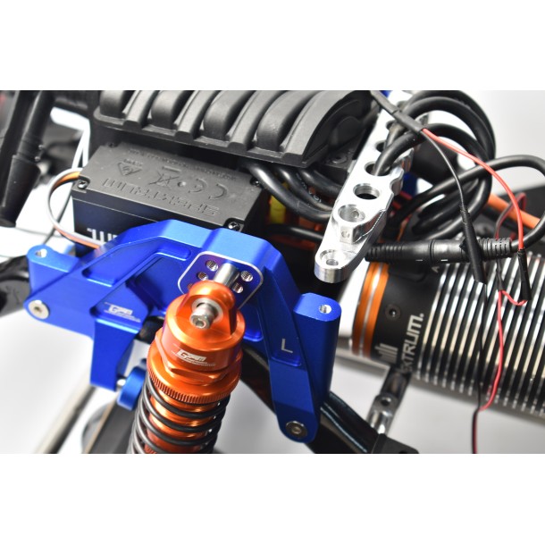 ALUMINUM FRONT ADJUSTABLE DAMPER MOUNT FOR AXIAL 1/6 SCX6
