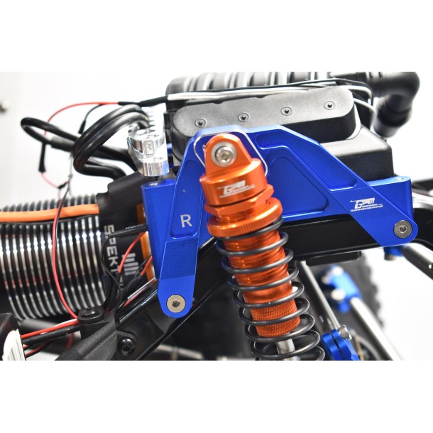 ALUMINUM FRONT ADJUSTABLE DAMPER MOUNT FOR AXIAL 1/6 SCX6
