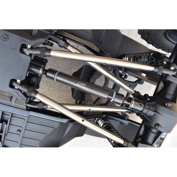 CARBON STEEL FRONT+REAR CVD DRIVE SHAFT FOR AXIAL 1/6 SCX6