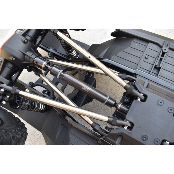 CARBON STEEL FRONT+REAR CVD DRIVE SHAFT FOR AXIAL 1/6 SCX6