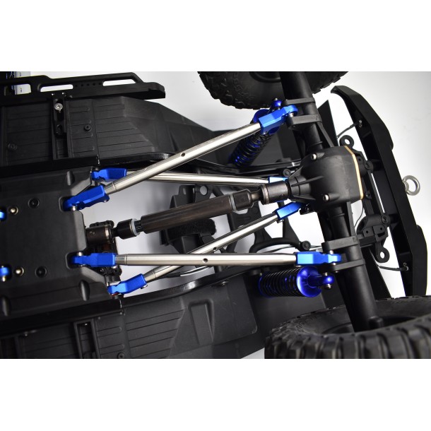 7075 ALLOY CLOCKWISE AND ANTICLOCKWISE COMPLETED BALL ENDS FOR ORIGINAL FULL SET LINK BAR FOR AXIAL 1/6 SCX6