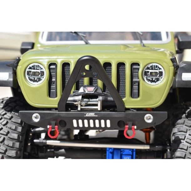 ALUMINIUM FRONT BUMPER WITH D-RINGS (SPIKED DESIGN) FOR AXIAL 1/6 SCX6