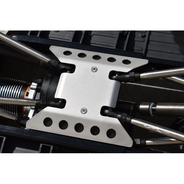 STAINLESS STEEL CENTER GEARBOX SKID PLATE FOR AXIAL 1/6 SCX6 