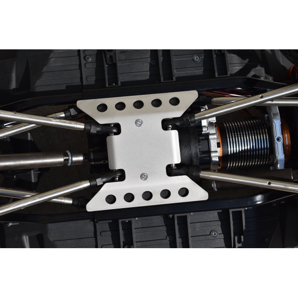 STAINLESS STEEL CENTER GEARBOX SKID PLATE FOR AXIAL 1/6 SCX6 