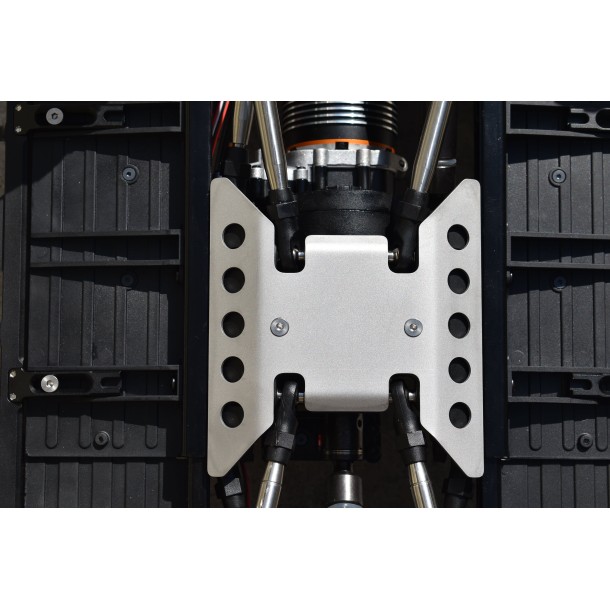 STAINLESS STEEL CENTER GEARBOX SKID PLATE FOR AXIAL 1/6 SCX6 