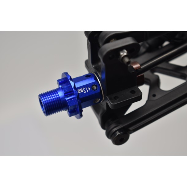 ALUMINUM 13MM HEX ADAPTERS FOR TEAM CORALLY 1/10 SKETER XL4S