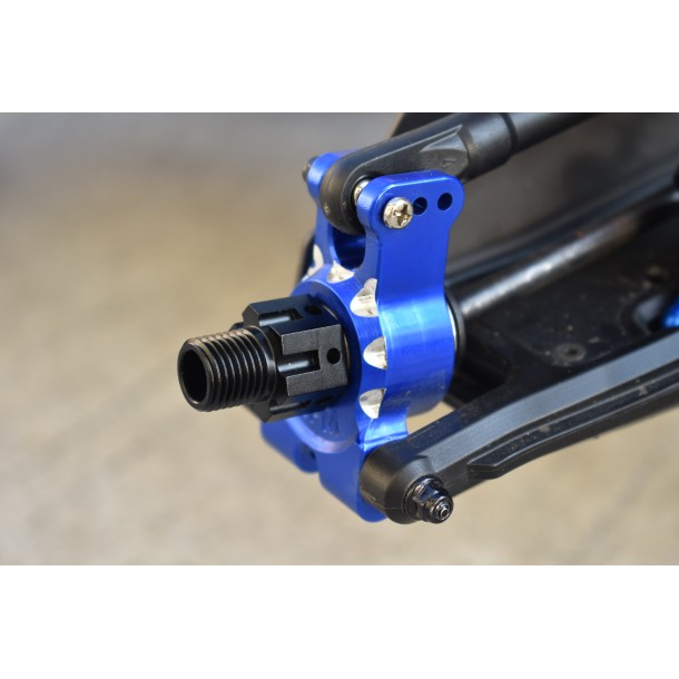 ALUMINUM 7075-T6 HEX ADAPTERS (+6.5MM) FOR TRAXXAS 1/8 SLEDGE / 1/10 E-REVO VXL 2.0 / MAXX 2.0