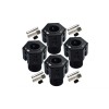 ALUMINUM 7075-T6 HEX ADAPTERS (+6.5MM) FOR TRAXXAS 1/8 SLEDGE / 1/10 E-REVO VXL 2.0 / MAXX 2.0