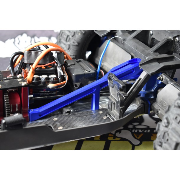 ALUMINUM 7075-T6 REAR CHASSIS BRACE FOR TRAXXAS 1/8 SLEDGE