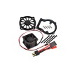 ALUMINUM 6061-T6 MOTOR HEATSINK WITH COOLING FAN FOR TRAXXAS 1/8 SLEDGE