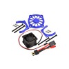 ALUMINUM 6061-T6 MOTOR HEATSINK WITH COOLING FAN ONLY USE WITH SLE038A FOR TRAXXAS 1/8 SLEDGE