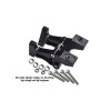 SPECIAL MATERIAL REAR WING MOUNT SET FOR TRAXXAS 1/8 SLEDGE