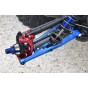 ALUMINIUM 6061-T6 FRONT LOWER ARMS+CARBON FIBRE DUST-PROOF PROTECTION PLATE FOR TRAXXAS 1/8 SLEDGE