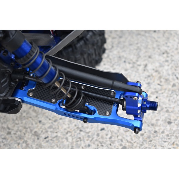 ALUMINIUM 6061-T6 REAR LOWER ARMS+CARBON FIBRE DUST-PROOF PROTECTION PLATE FOR TRAXXAS 1/8 SLEDGE