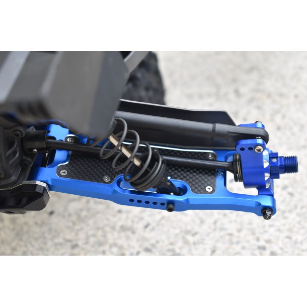 ALUMINIUM 6061-T6 REAR LOWER ARMS+CARBON FIBRE DUST-PROOF PROTECTION PLATE FOR TRAXXAS 1/8 SLEDGE
