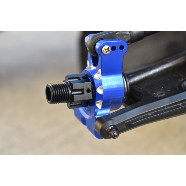 ALUMINUM 7075-T6 HEX ADAPTERS (+6.5MM) AND WHEEL LOCK FOR TRAXXAS 1/8 SLEDGE / 1/10 E-REVO VXL 2.0 / MAXX 2.0