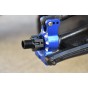 ALUMINUM 7075-T6 HEX ADAPTERS (+6.5MM) AND WHEEL LOCK FOR TRAXXAS 1/8 SLEDGE / 1/10 E-REVO VXL 2.0 / MAXX 2.0