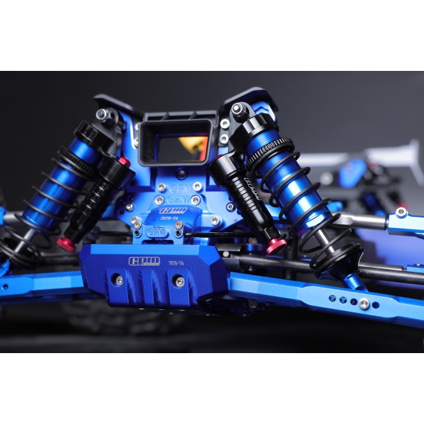 ALUMINUM 6061-T6 FRONT L-SHAPE PIGGY BACK (BUILT-IN PISTON SPRING) ADJUSTABLE SPRING DAMPERS 128MM FOR TRAXXAS 1/8 SLEDGE