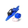 ALUMINUM 7075-T6 CHASSIS PLATE WITH SERVO MOUNT+BATTERY COMPARTMENT+MOTOR BASE FOR TRAXXAS 1/8 SLEDGE