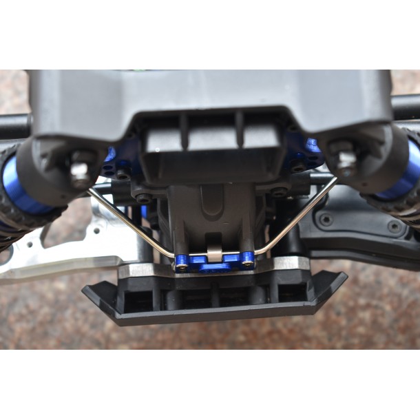 ALUMINUM 7075-T6 FRONT/REAR SWAY BAR MOUNT WITH LINKAGE AND WIRE FOR TRAXXAS 1/8 SLEDGE