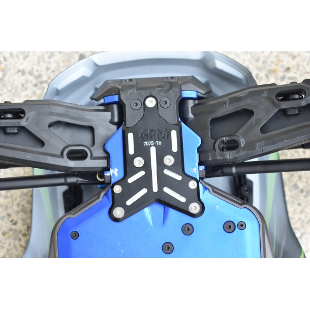 ALUMINUM 7075-T6 FRONT CHASSIS PROTECTION PLATE FOR TRAXXAS 1/8 SLEDGE