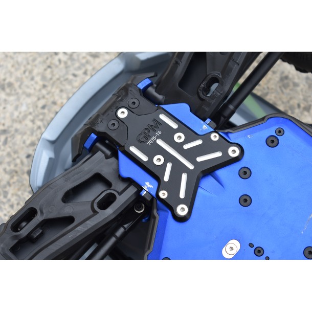 ALUMINUM 7075-T6 FRONT CHASSIS PROTECTION PLATE FOR TRAXXAS 1/8 SLEDGE