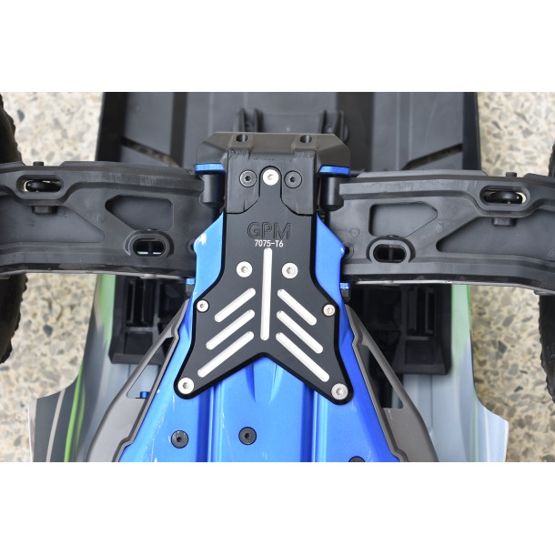 ALUMINUM 7075-T6 REAR CHASSIS PROTECTION PLATE FOR TRAXXAS 1/8 SLEDGE