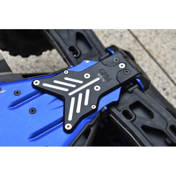 ALUMINUM 7075-T6 REAR CHASSIS PROTECTION PLATE FOR TRAXXAS 1/8 SLEDGE