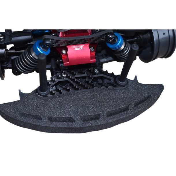 CARBON FIBER FRONT BUMPER FIXING PLATE FOR TAMIYA 1/10 TA08 PRO