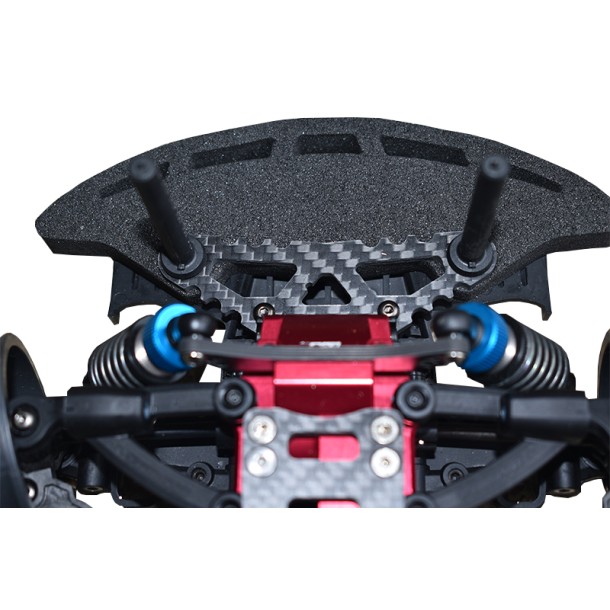 CARBON FIBER FRONT BUMPER FIXING PLATE FOR TAMIYA 1/10 TA08 PRO