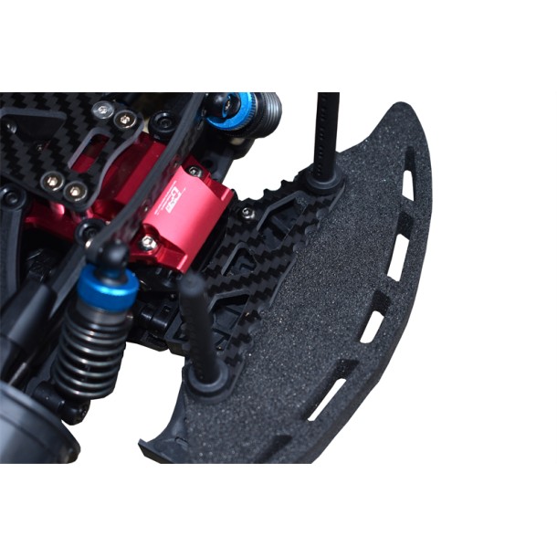 CARBON FIBER FRONT BUMPER FIXING PLATE FOR TAMIYA 1/10 TA08 PRO