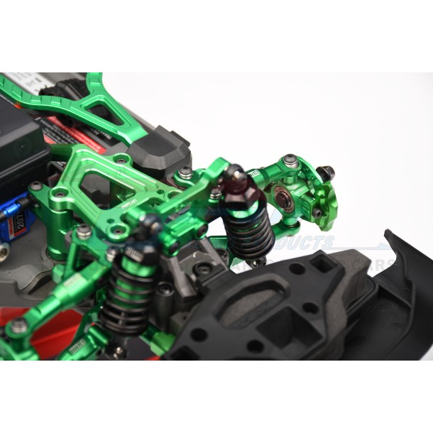 7075 ALLOY FRONT STEERING BLOCK（LARGER INNER BEARINGS）FOR TRAXXAS 1/10 4-TEC DRIFT FORD MUSTANG