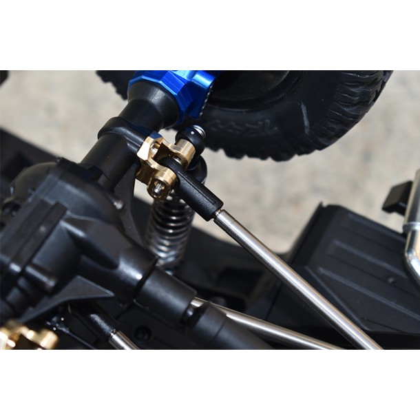 BRASS REAR AXLE MOUNT SET FOR SUSPENSION LINKS--TRX4009X