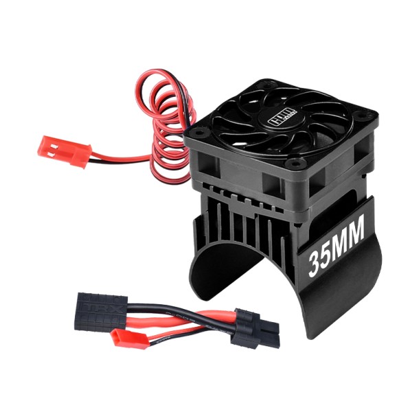ALUMINUM 35MM MOTOR HEATSINK WITH COOLING FAN--TRX4018FAN ALUMINUM 35MM MOTOR HEATSINK WITH COOLING FAN--TRX4018FAN
