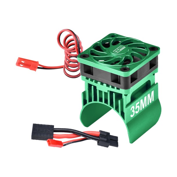 ALUMINUM 35MM MOTOR HEATSINK WITH COOLING FAN--TRX4018FAN ALUMINUM 35MM MOTOR HEATSINK WITH COOLING FAN--TRX4018FAN