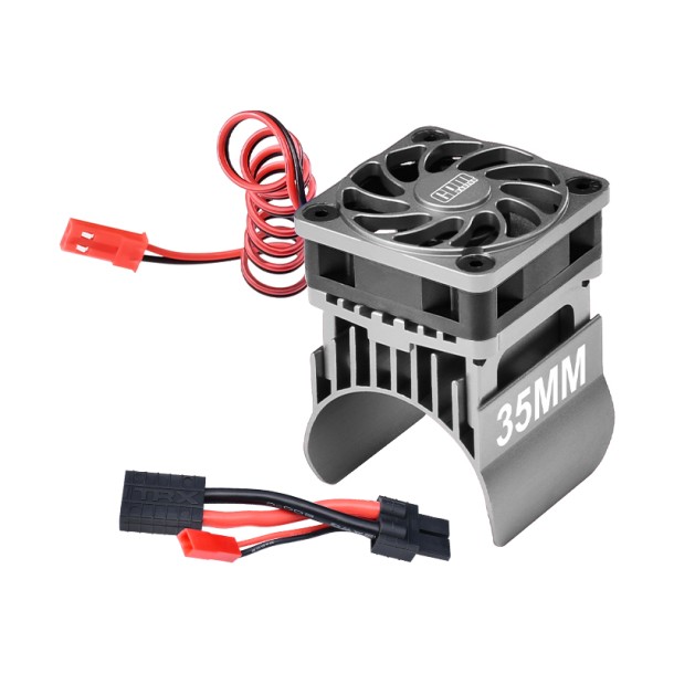 ALUMINUM 35MM MOTOR HEATSINK WITH COOLING FAN--TRX4018FAN ALUMINUM 35MM MOTOR HEATSINK WITH COOLING FAN--TRX4018FAN