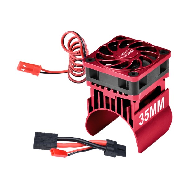 ALUMINUM 35MM MOTOR HEATSINK WITH COOLING FAN--TRX4018FAN ALUMINUM 35MM MOTOR HEATSINK WITH COOLING FAN--TRX4018FAN