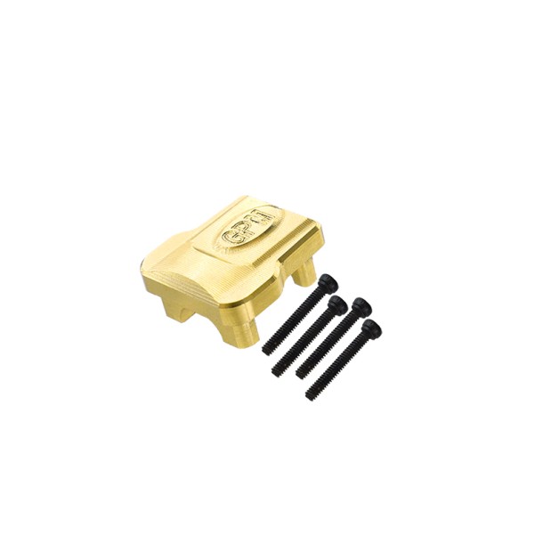 BRASS FRONT/REAR AXLE COVER FOR TRAXXAS 1/18 TRX4M FORD BRONCO / LAND ROVER DEFENDER / K10