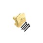 BRASS FRONT/REAR AXLE COVER FOR TRAXXAS 1/18 TRX4M FORD BRONCO / LAND ROVER DEFENDER / K10