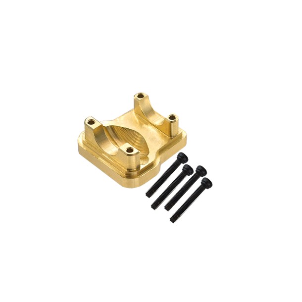 BRASS FRONT/REAR AXLE COVER FOR TRAXXAS 1/18 TRX4M FORD BRONCO / LAND ROVER DEFENDER / K10