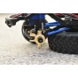 BRASS FRONT STEERING BLOCKS SET FOR TRAXXAS 1/18 TRX4M FORD BRONCO / LAND ROVER DEFENDER / K10