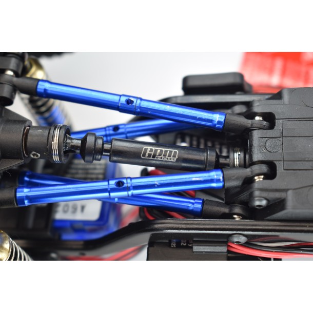 MEDIUM CARBON STEEL FRONT+REAR CENTER DRIVESHAFTS FOR TRAXXAS 1/18 TRX4M FORD BRONCO / LAND ROVER DEFENDER