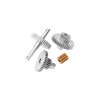 HARDEN STEEL #45 TRANSMISSION GEAR+ BRASS MOTOR TEETH FOR TRAXXAS 1/18 TRX4M FORD BRONCO / LAND ROVER DEFENDER / K10
