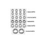 TRAXXAS 1/18 TRX-4M FORD BRONCO / LAND ROVER DEFENDER / K10 FULL SET STEEL SEALED BEARINGS (8x12x3.5mm-2pcs,5x8x2.5mm-4pcs,4x8x3mm-4pcs,3x6x2.5mm-8pcs,3.5x7x2.5mm-4pcs) 