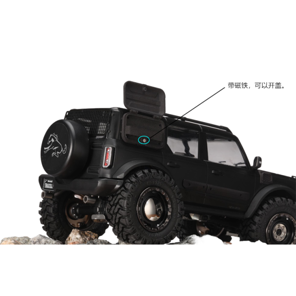 TRAXXAS 1/18 TRX-4M FORD BRONCO MODIFIED SIDE BACKPACK