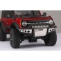 NYLON AND STAINLESS STEEL UNIVERSAL FRONT BUMPER WITH 6 LED LIGHT BULBS FOR TRAXXAS 1/18 TRX4M FORD BRONCO / LAND ROVER DEFENDER