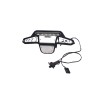 NYLON AND STAINLESS STEEL UNIVERSAL FRONT BUMPER WITH 6 LED LIGHT BULBS FOR TRAXXAS 1/18 TRX4M FORD BRONCO / LAND ROVER DEFENDER