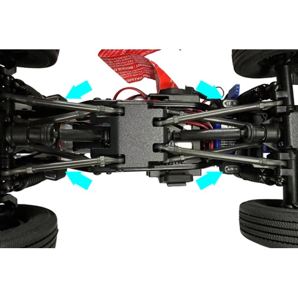 UNIVERSAL FRONT AND REAR CHASSIS DECORATIVE LED LIGHT FOR TRAXXAS 1/18 TRX4M FORD BRONCO / LAND ROVER DEFENDER