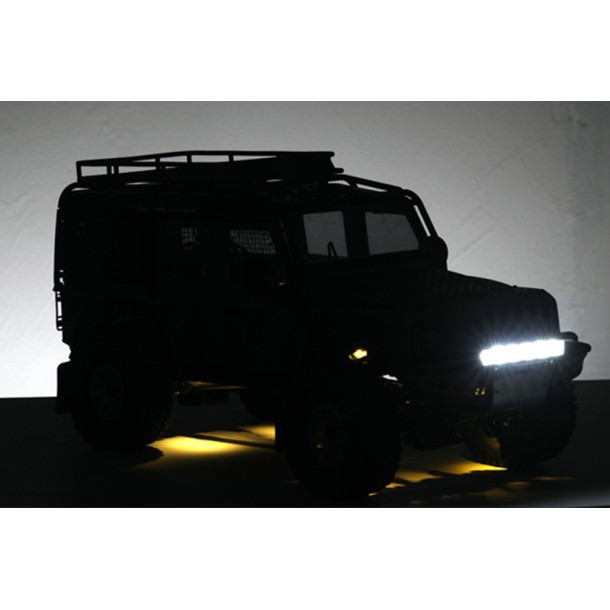 UNIVERSAL FRONT AND REAR CHASSIS DECORATIVE LED LIGHT FOR TRAXXAS 1/18 TRX4M FORD BRONCO / LAND ROVER DEFENDER